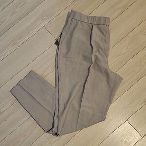 Womens XXL gray Busines Dress Pant High Waist Stretchy Work Pant pleated NWT